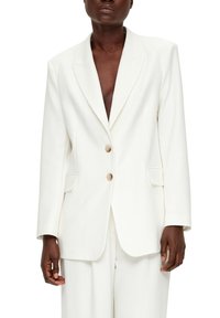 s.Oliver BLACK LABEL STRETCH - Halflange jas - ecru