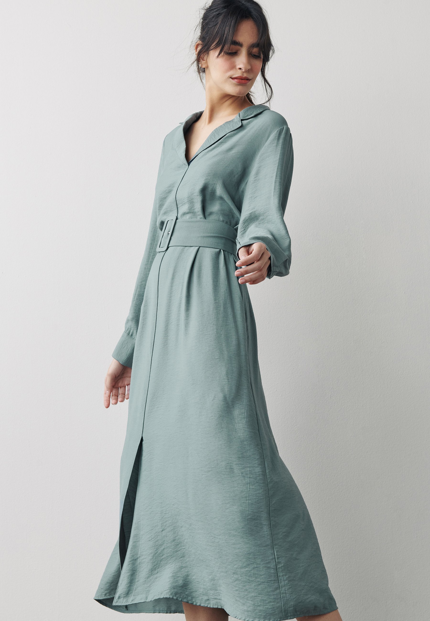 Next LONG SLEEVE - Freizeitkleid - grey 