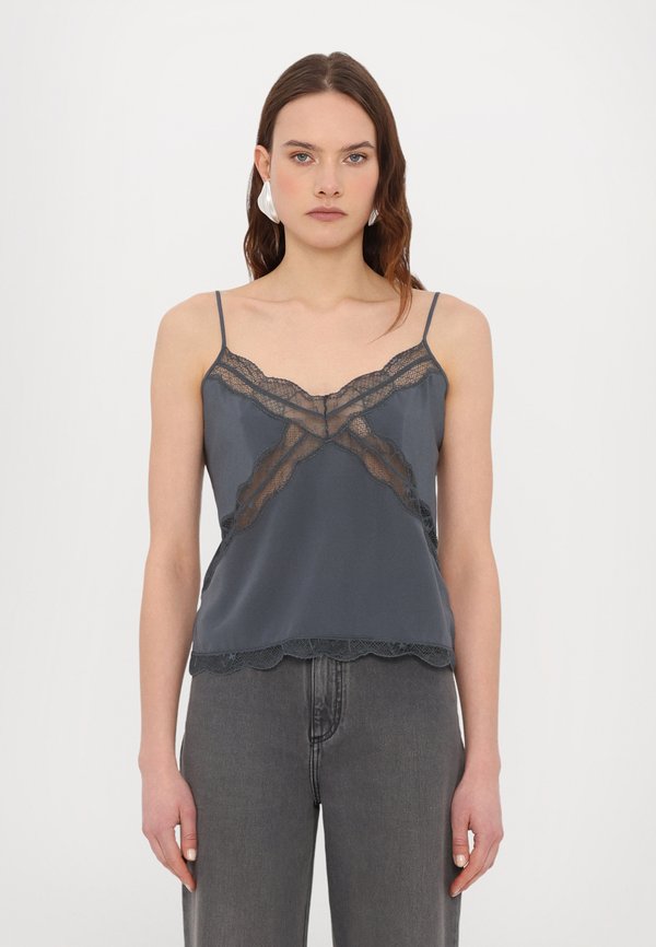 CISHI  - Top - vert de gris