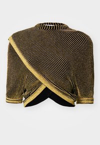 Top - black/gold-coloured