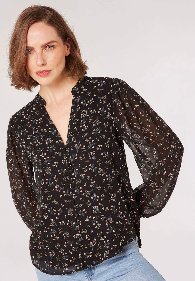 Find. Charlie Camicia Uomo Con Colletto Classico E Stampa Floreale, Vestibilità Morbida