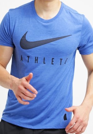 T-shirt con stampa - blue