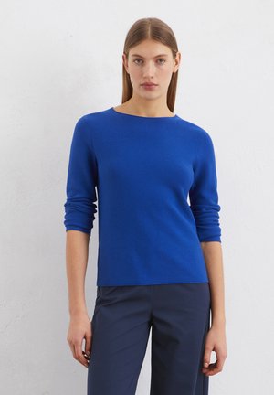 LONGSLEEVE BOAT NECK - Jumper - shiny blue