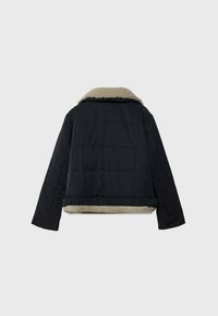 Stradivarius Vinterjakker - black