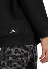 adidas Performance Felpa con cappuccio - black