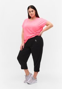 Active by Zizzi ABASIC ONE - Osnovna majica kratkih rukava - sachet pink
