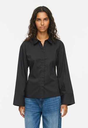 VILA, LONG SLEEVED SHIRT VIONELLY - Chemisier - black beauty