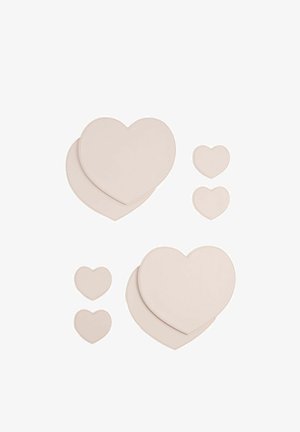 Next, SET OF 8 HEART FAUX LEATHER PLACEMATS AND COASTERS UNISEX - Taldrikualus - pink