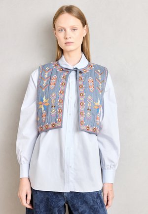 VEST - Vest - dusty blue