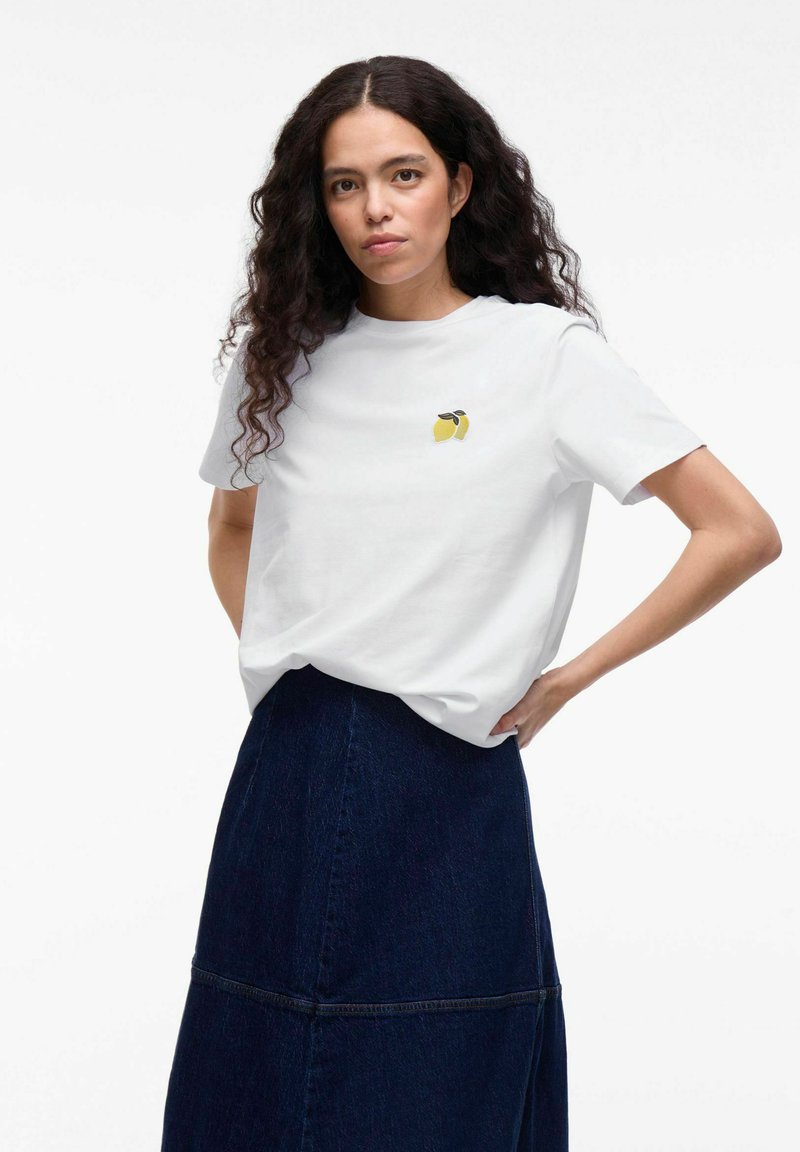 VILA VINORA S/S NOOS - T-shirts print - bright white