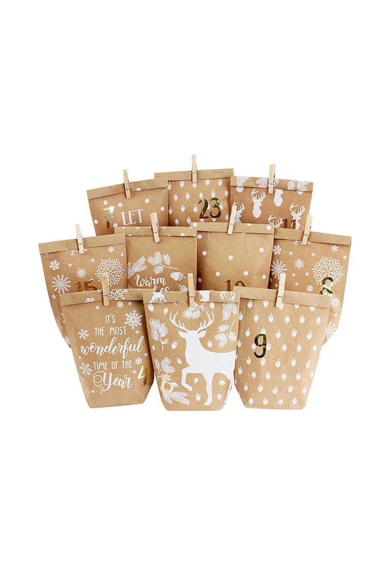 G.Wurm Calendrier de l'Avent beige