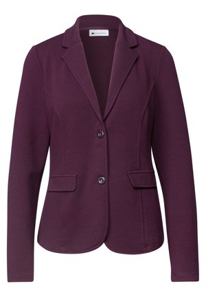 Street One, BASIC BLAZER MIT STRUKTUR - Blazer - berry maroon