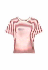 Unausgewählt, goji berry bright white striped tee