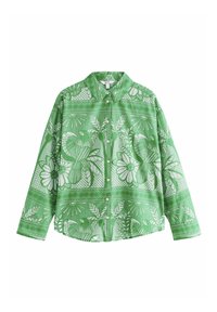 Unselected, green placement tile print