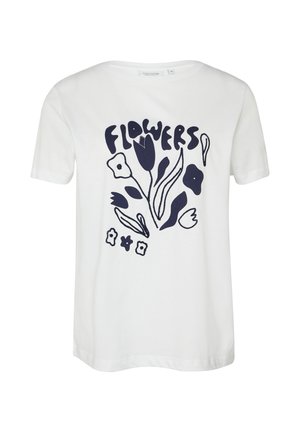 comma casual identity, T-shirt imprimé - weiß