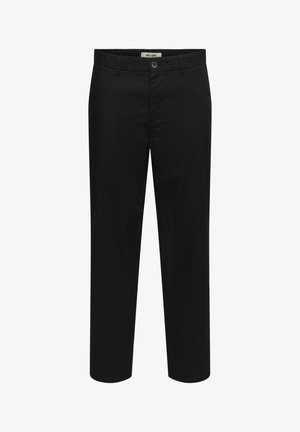 Only & Sons, ONSLAGO TAPERED PANT - Püksid - jet black