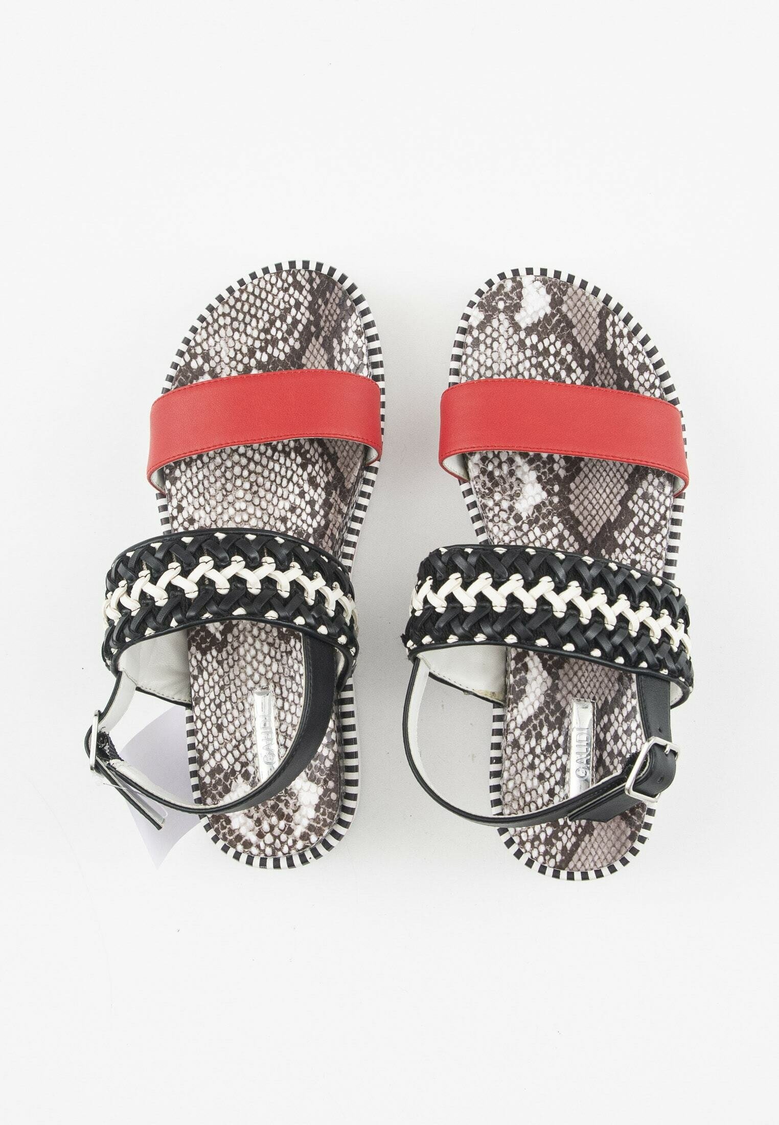 Gaudi Sandalen met sleehak - red/rood - (Pre-owned) - Zalando.nl