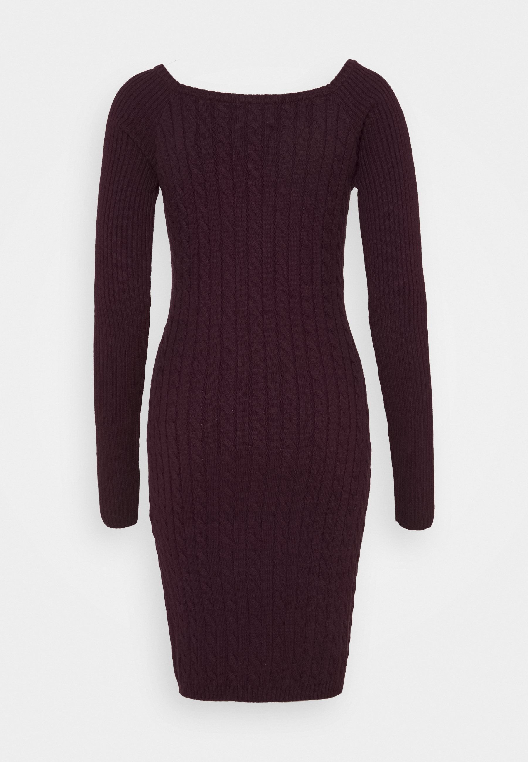 plum shift dress