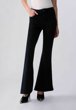 LIU JO, LIU JO HIGH-WAISTED BOOTCUT JEANS - Jeans Bootcut - black denim