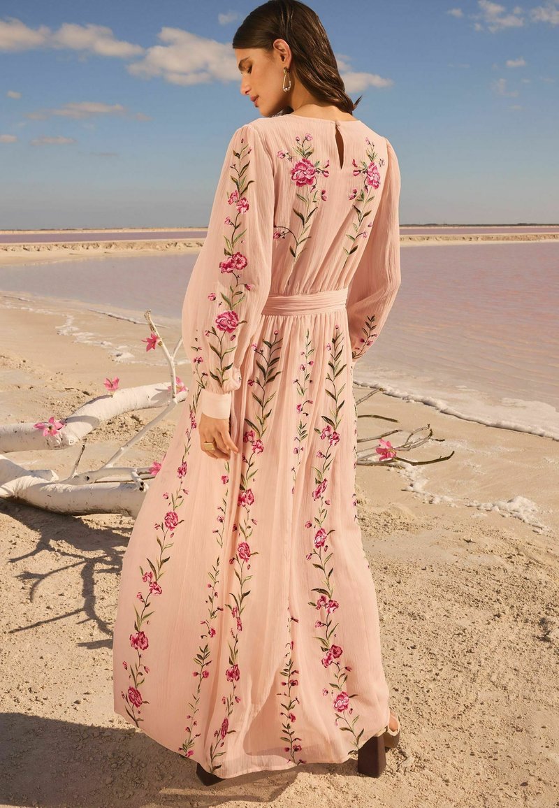 sachin and babi light blue dress Anthropologie The Somerset Maxi Dress: Embroidered Edition -XSP main image 1