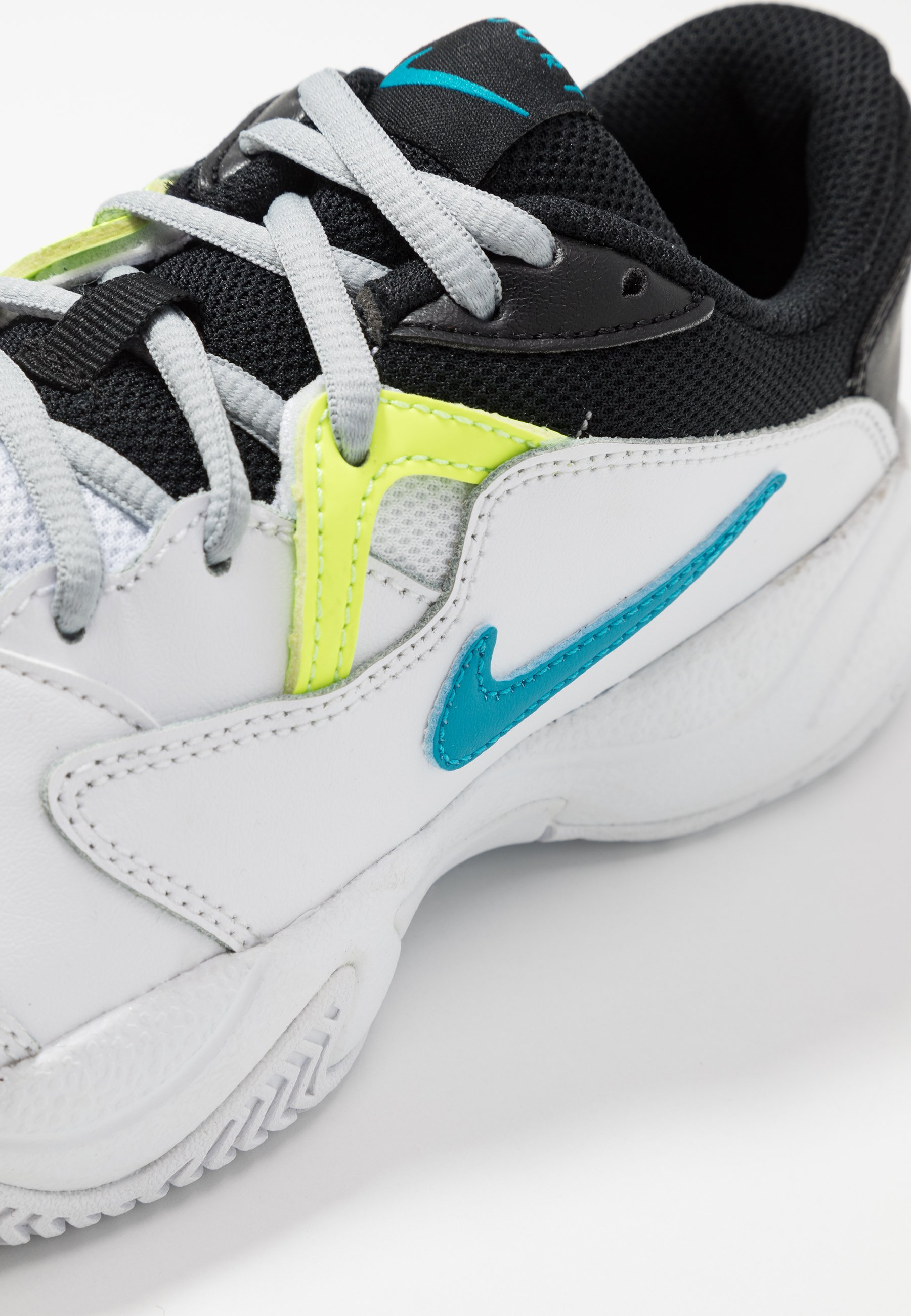 COURT LITE 2 All court tennisskor whiteneo turquoisehot limelight smoke grey COURT LITE 2 All court tennisskor whiteneo turquoisehot limelight smoke grey