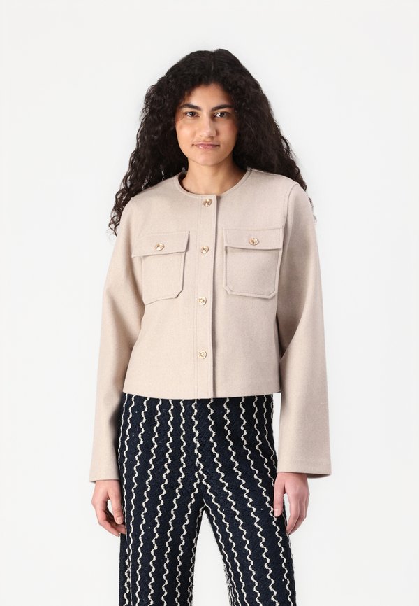 VISOLO O NECK  - Leichte Jacke - natural melange