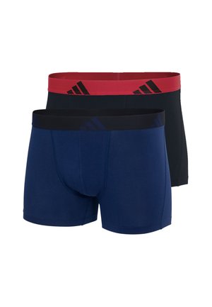 LOT DE 2  - Calzoncillos - bleu marine ceinture noire-noir ceinture rouge