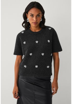 KURZÄRMLIGER - Striktrøje - grey