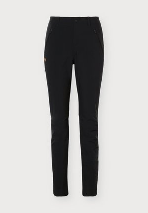 Fjällräven, ABISKO TRAIL TROUSERS - Панталони за открито - black