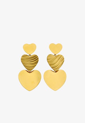 IZIA, IZIA EARRINGS - Øreringe - gold-coloured