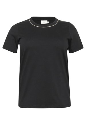 Kaffe Curve VIANA - Printtipaita - black deep