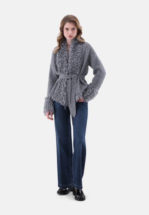 SAHARI - Strickjacke - grey