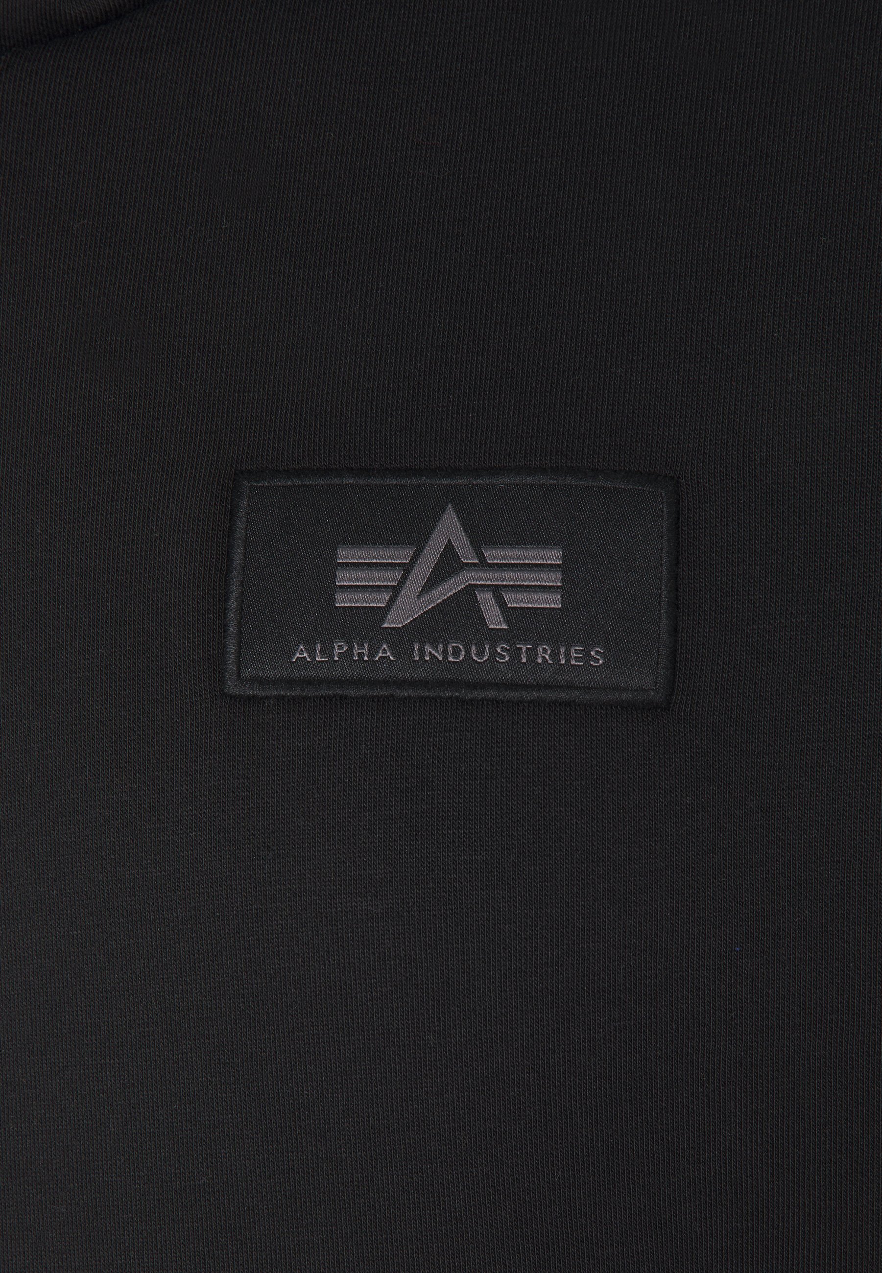 alpha industries hoodie black gold