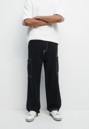 Pantalon cargo - black