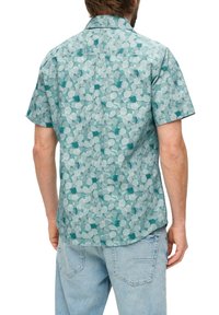 s.Oliver KURZARM MIT KENTKRAGEN - Hemd - minze