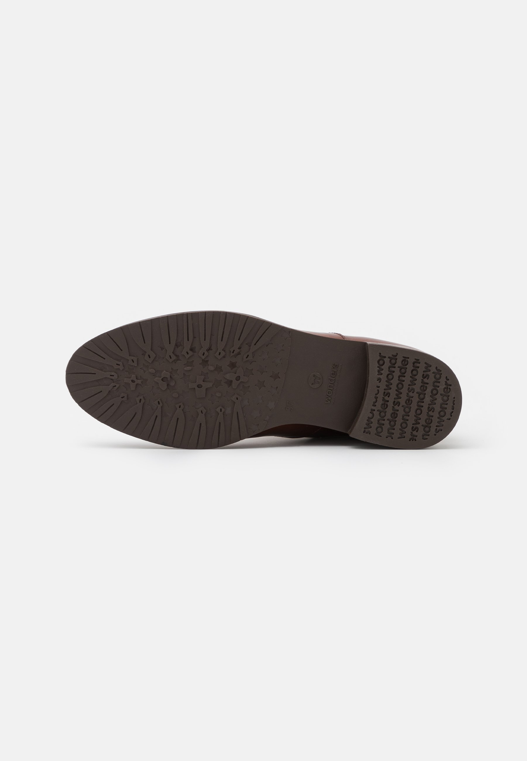 Botines Tacón Marrones De Piel Grabada Tacón 7,5 Cm Wonders | Querol