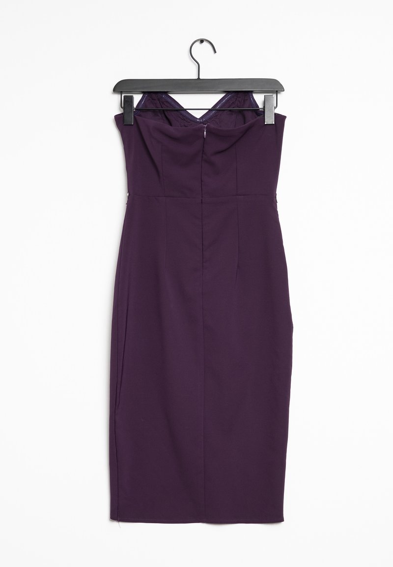 little mistress purple dresses Lilac Gold Polka Dot Midi Dress