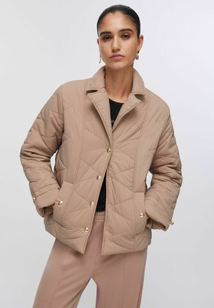 WITH BELT - Talvitakki - brown