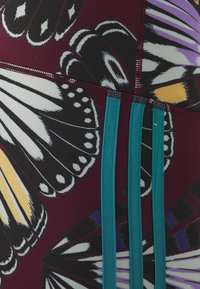 adidas Performance FARM - Leggings - black/amazon red/energy ink