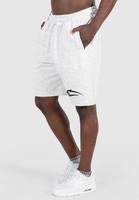 Smilodox ALLIS SHORTS - KURZE HOSE F�R SPORTLER - SPORTSHORTS - Sports shorts - grau melange