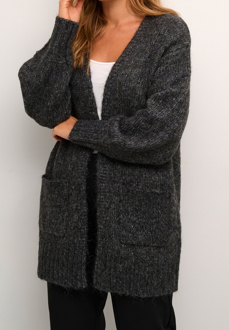 Kaffe Kardigan - dark grey