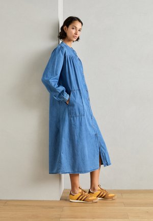 Lollys Laundry DRESS - Vestito di jeans - blue