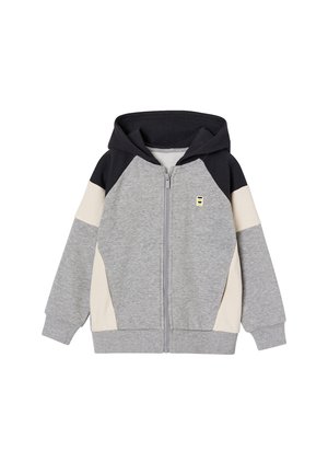 Vertbaudet, Sweatjacke - grau meliert