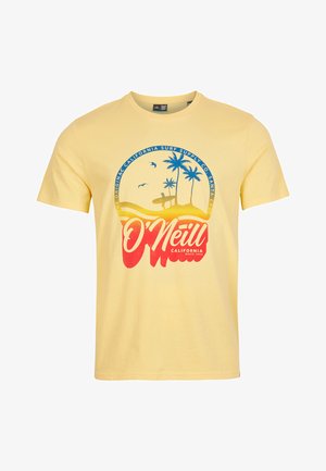 TEES GRADIENT VINTAGE SURF - T-shirt med print - gold haze