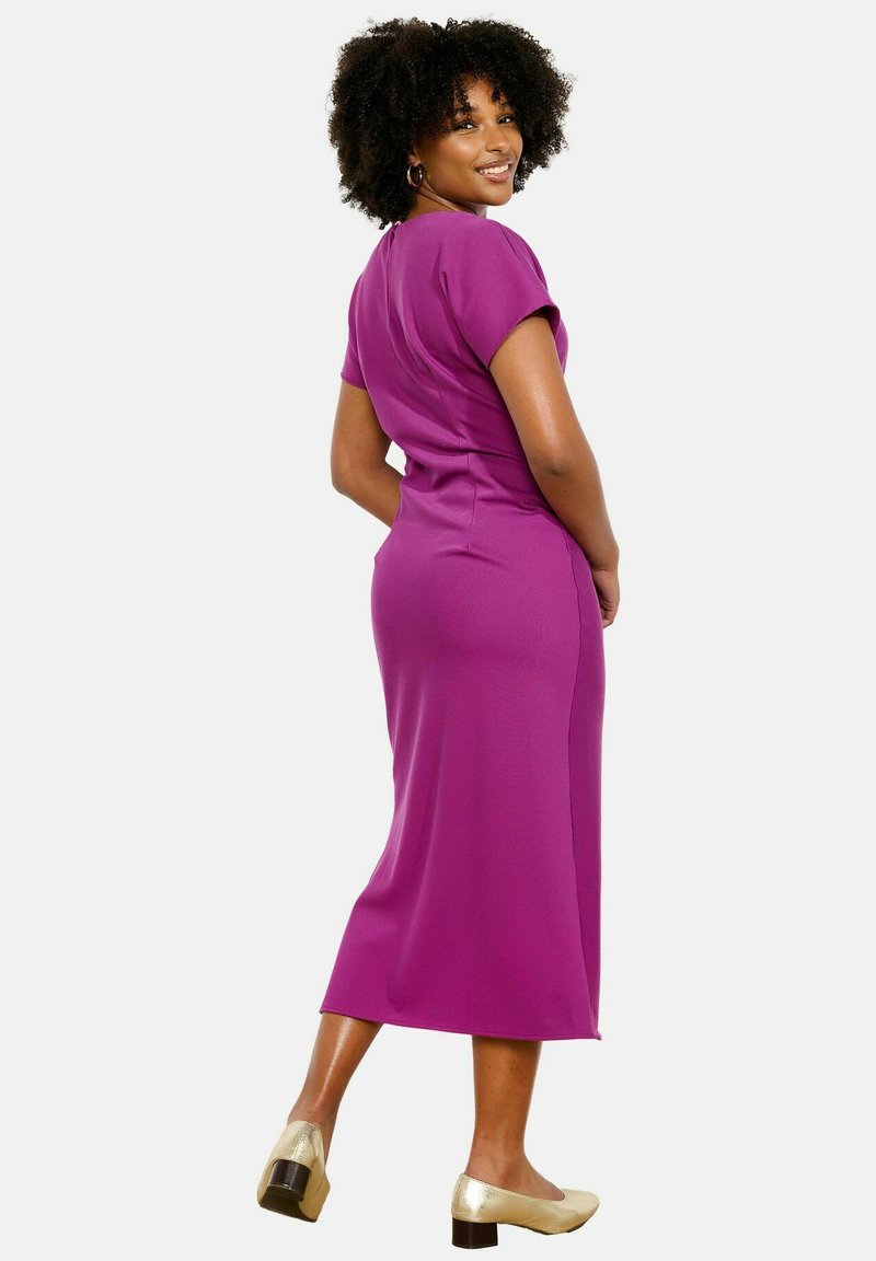 LolaLiza DRAPED MIDI - Day dress - violine/purple - Zalando.ie LolaLiza DRAPED MIDI - Day dress - violine/purple - Zalando.ie