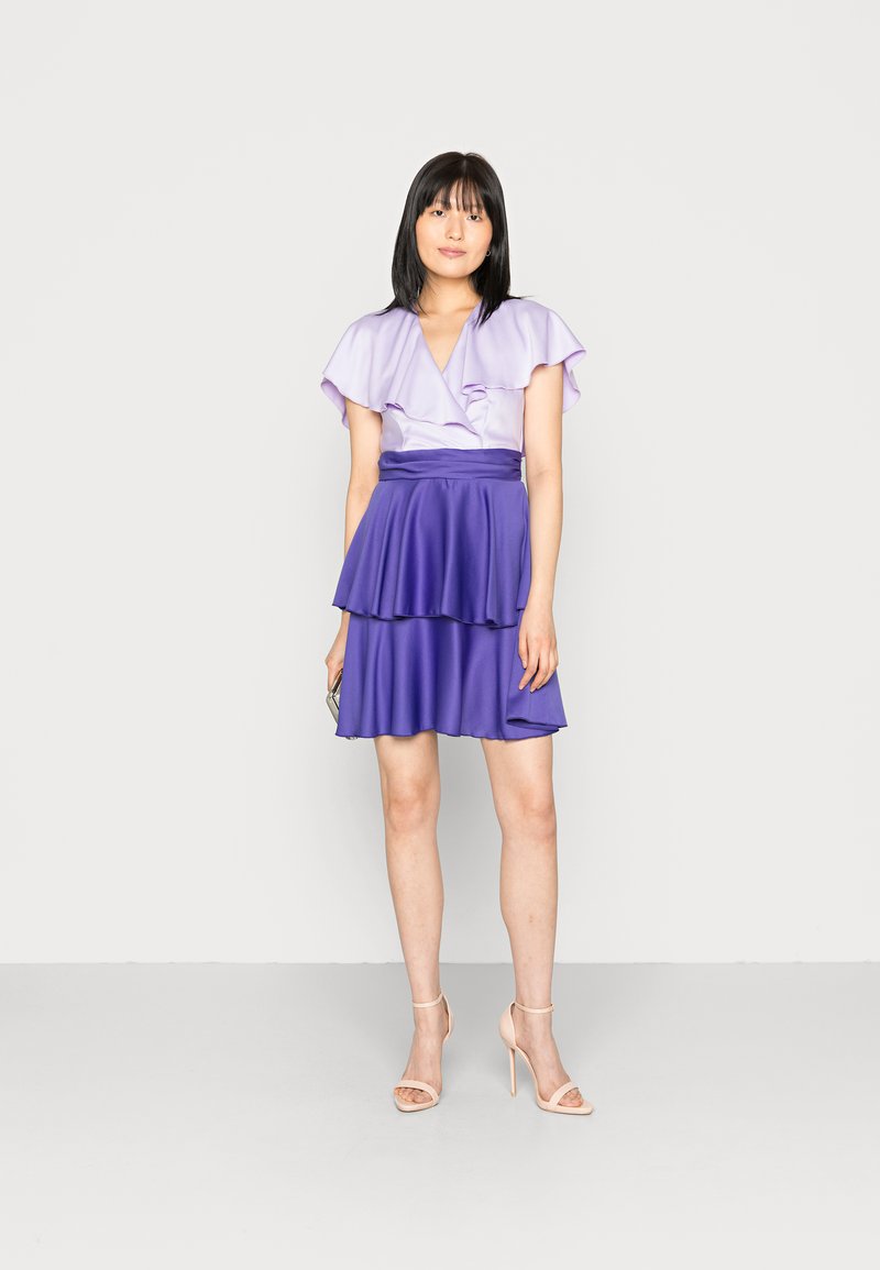 Damen Freizeitkleider | Closet CLOSET LONDON FRILL DRESS Cocktailkleid/festliches Kleid lilac/flieder - GH10363 Damen Freizeitkleider | Closet CLOSET LONDON FRILL DRESS Cocktailkleid/festliches Kleid lilac/flieder - GH10363