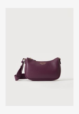 Emporio Armani, Τσάντα χιαστί - aubergine/foliage