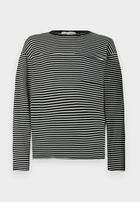 Striktrøje - black/white