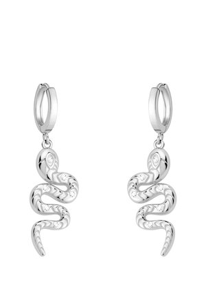 SNAKE - Earrings - silver coloured