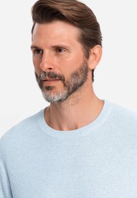 Ombre Strickpullover - light blue